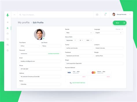 Profile page update with images .
